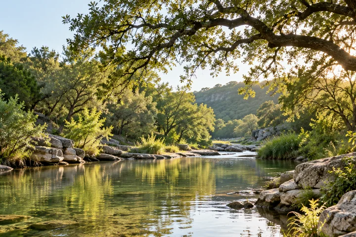 Peaceful nature scene illustrating connection and reflection